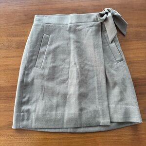 J crew wool blend skirt
